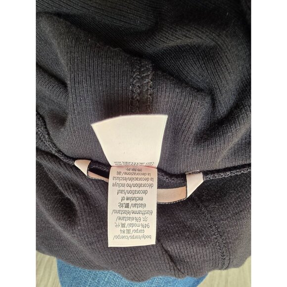 Victorias Secret Black Long Sleeve Midi Dress M - Picture 4 of 6